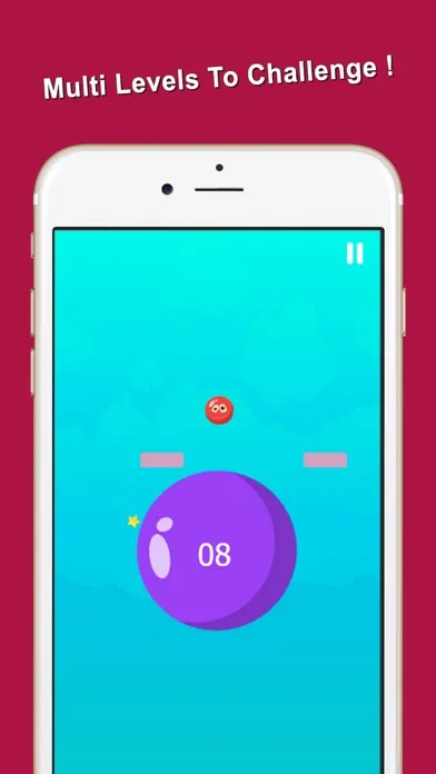 Spinning Circle Red Bouncing Balls Jump Screenshots