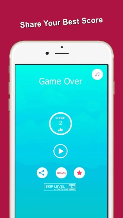 Spinning Circle Red Bouncing Balls Jump Screenshots