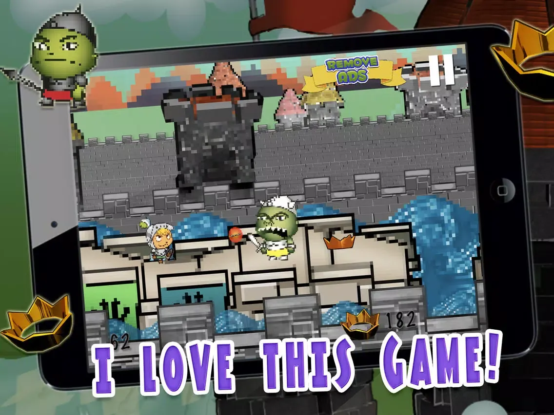 Screenshot di Mini Knights Against Castle Dragons Free Game! iPad 