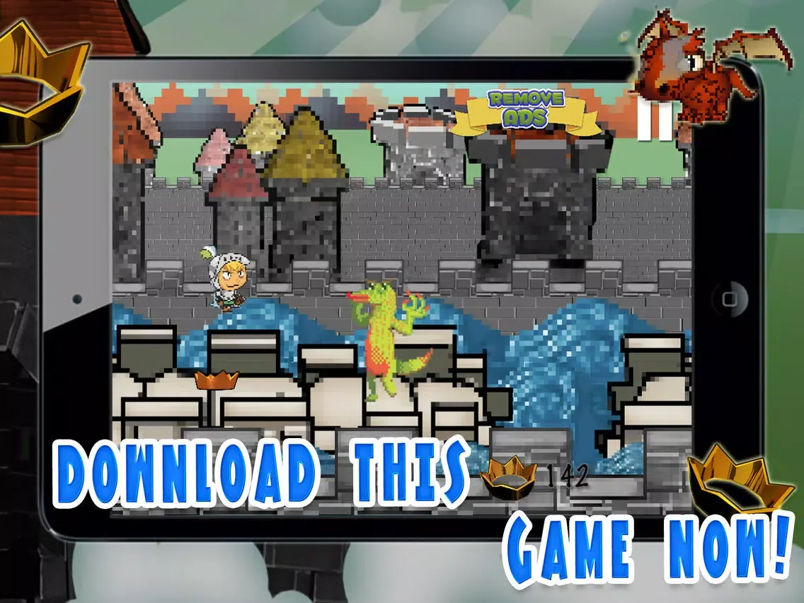 Screenshot di Mini Knights Against Castle Dragons Free Game! iPad 