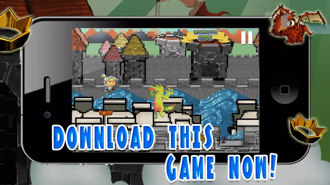 Screenshot di Mini Knights Against Castle Dragons Free Game!