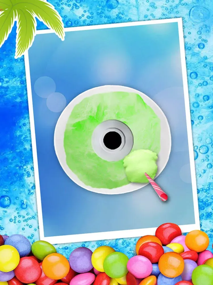 Rainbow Cotton Candy Maker - Fun Cooking iPad  Ekran Görüntüleri