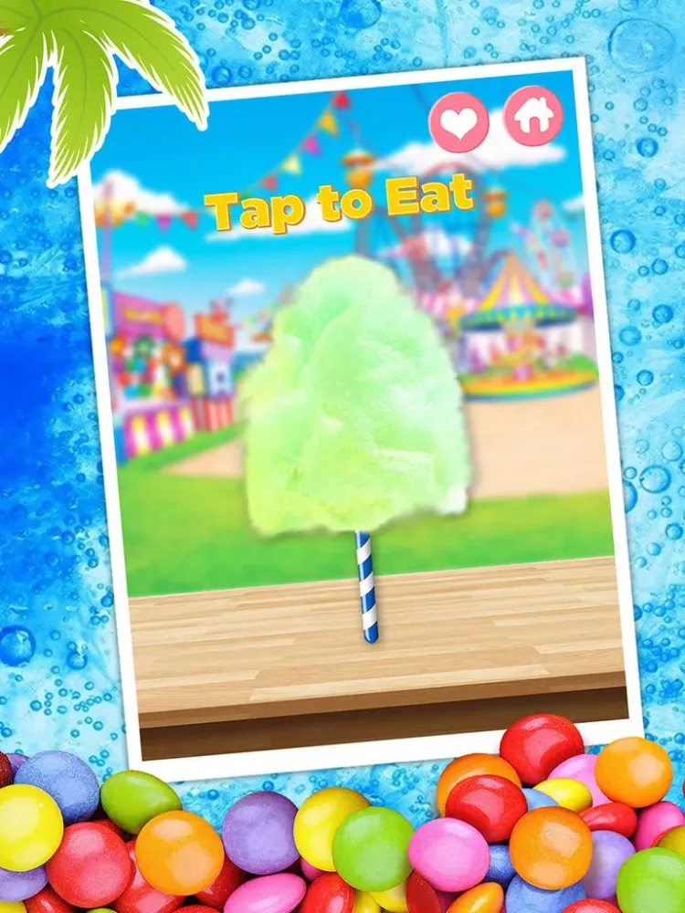 Rainbow Cotton Candy Maker - Fun Cooking iPad  Ekran Görüntüleri
