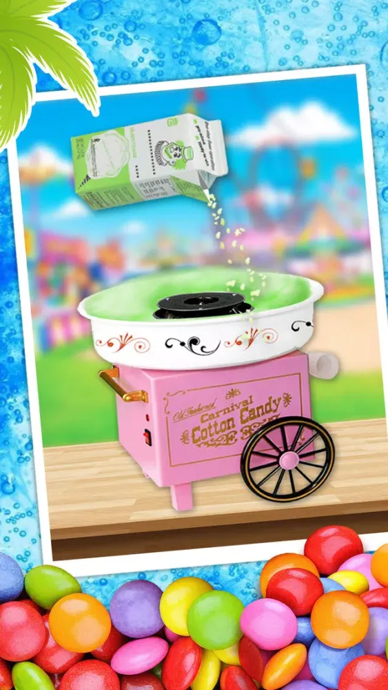 Rainbow Cotton Candy Maker - Fun Cooking Ekran Görüntüleri