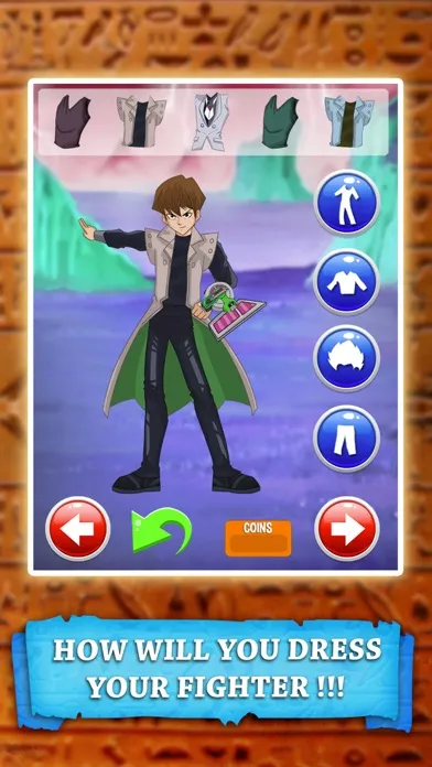 Super Hero Dress Up Games for Boys Yugioh Edition سکرین شاٹس