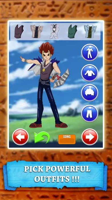 Super Hero Dress Up Games for Boys Yugioh Edition سکرین شاٹس