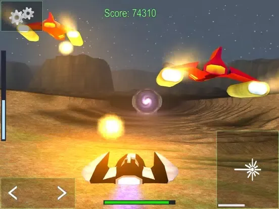 Capturas de tela do Trench Racer