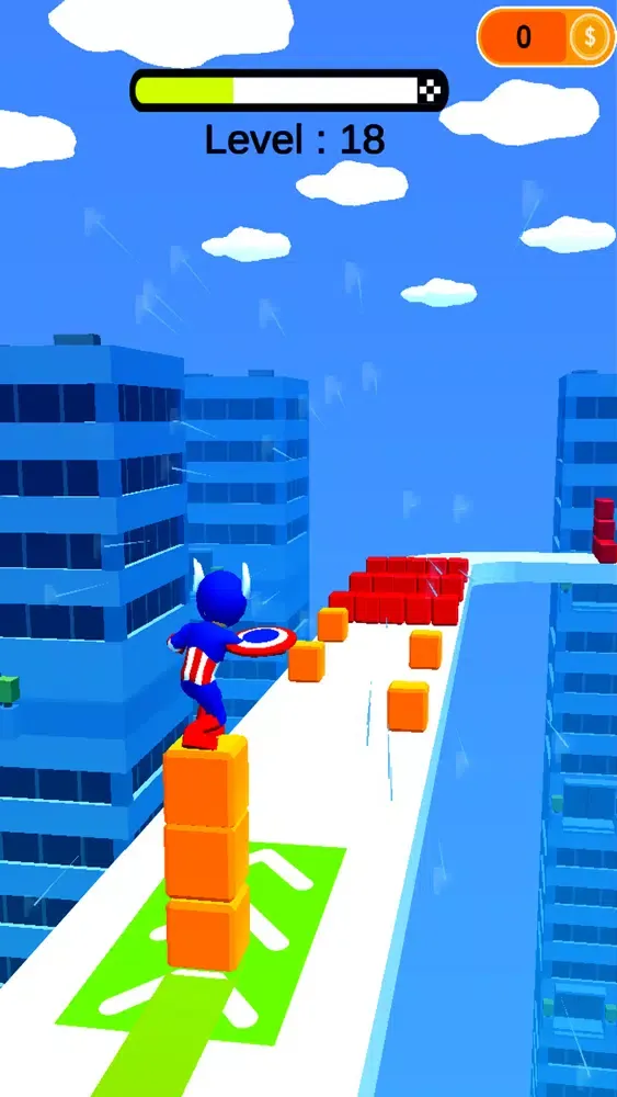 Capturas de tela do Cube Surfer 3D
