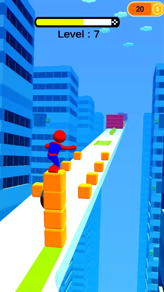 Capturas de tela do Cube Surfer 3D