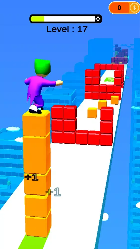 Capturas de tela do Cube Surfer 3D