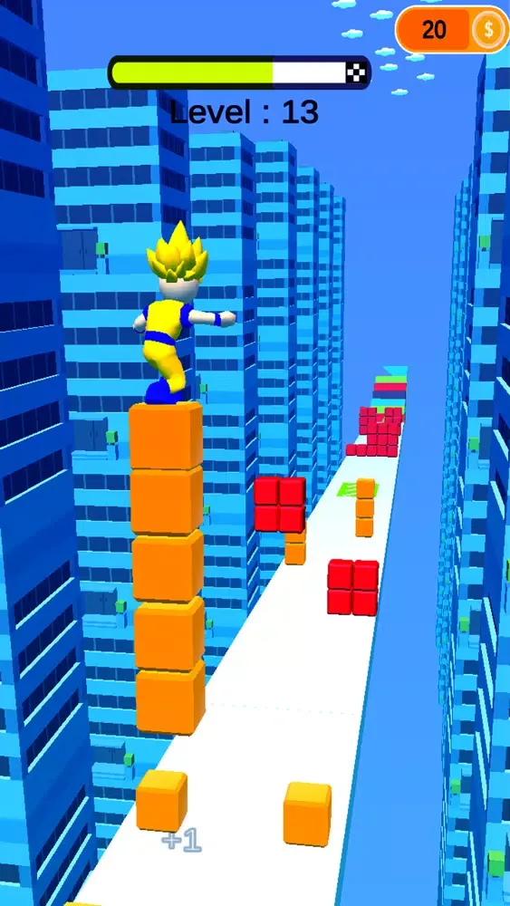 Capturas de tela do Cube Surfer 3D
