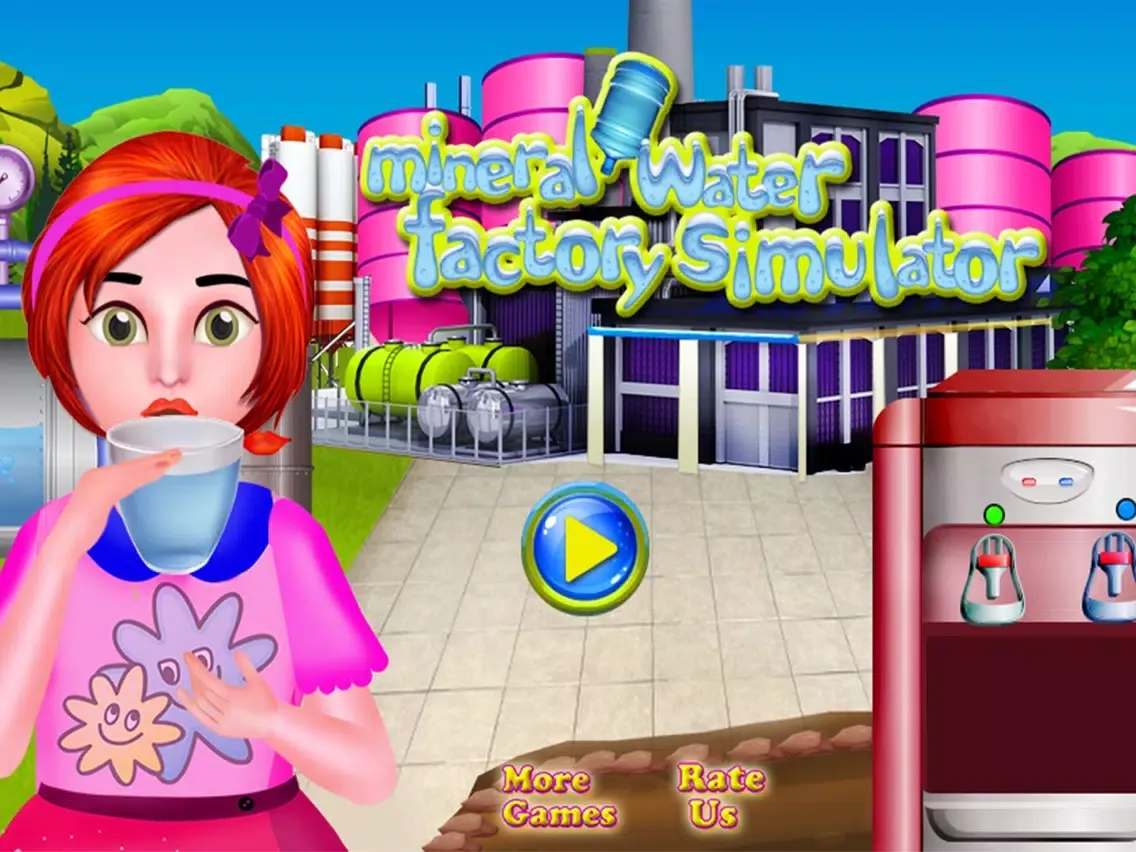Ảnh chụp màn hình của Mineral Water Factory Simulator iPad 