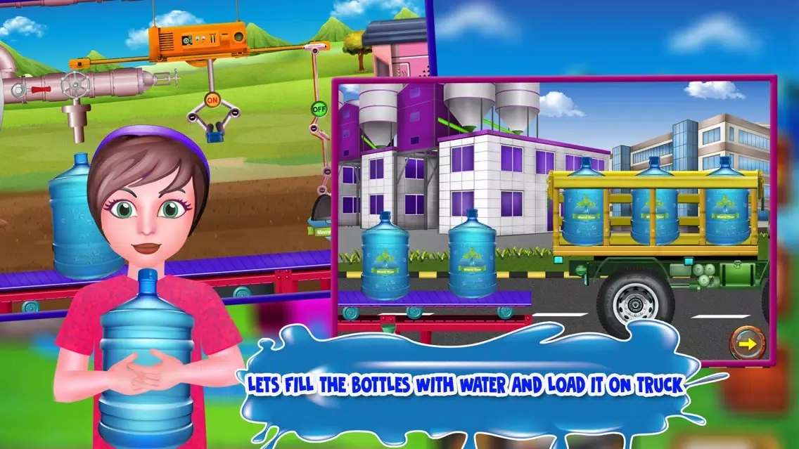 Ảnh chụp màn hình của Mineral Water Factory Simulator