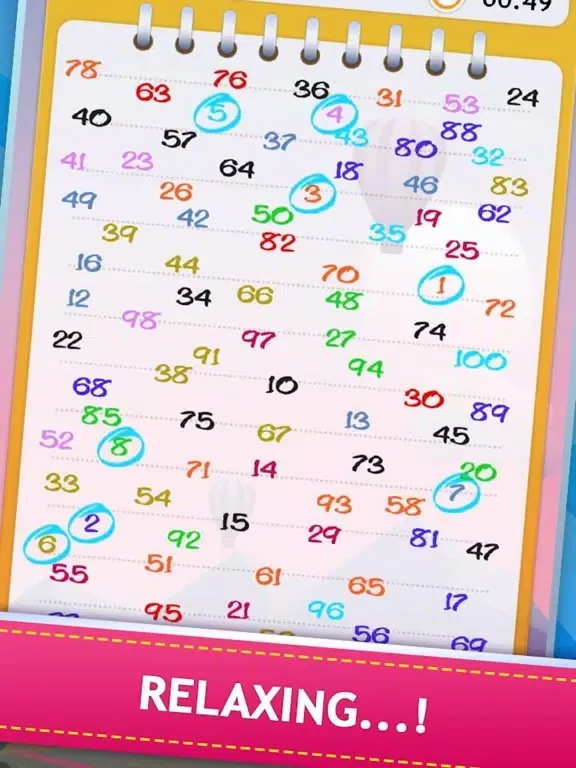 ภาพหน้าจอของ Number Finder iPad 