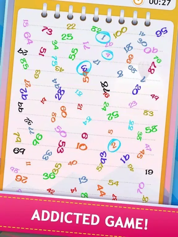 ภาพหน้าจอของ Number Finder iPad 