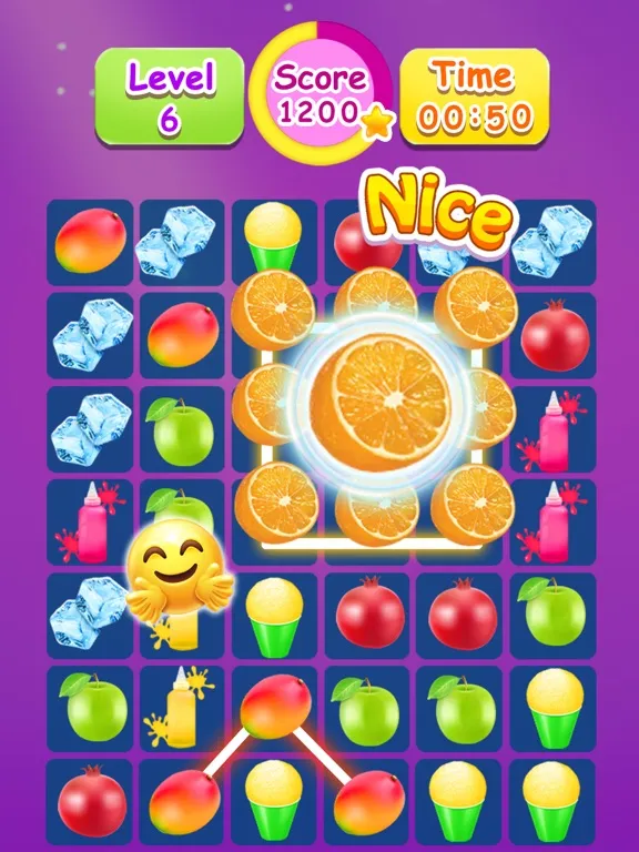 Snow Cone Coloring Match iPad  Screenshots