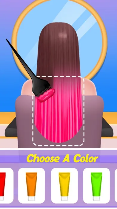Capturas de tela do Hair-Dye Artist - Fashion Hair