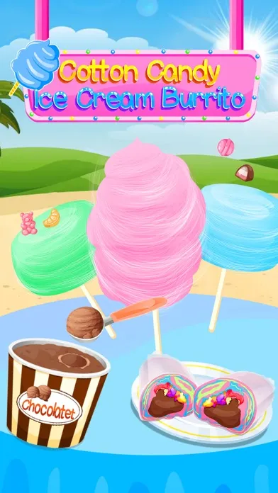Cotton Candy Ice Cream Burrito Screenshots