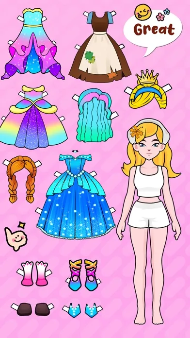 Paper Princess - Doll DIY Fun应用截图