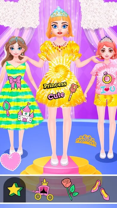 صور Princess Tie Dye Fashion Run