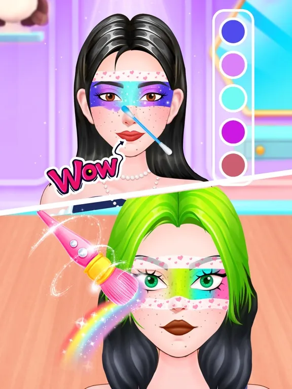 Rainbow Makeup iPad  Screenshots