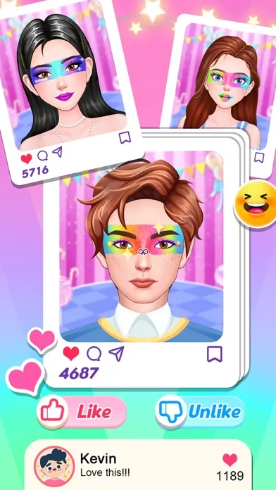 Rainbow Makeup Screenshots