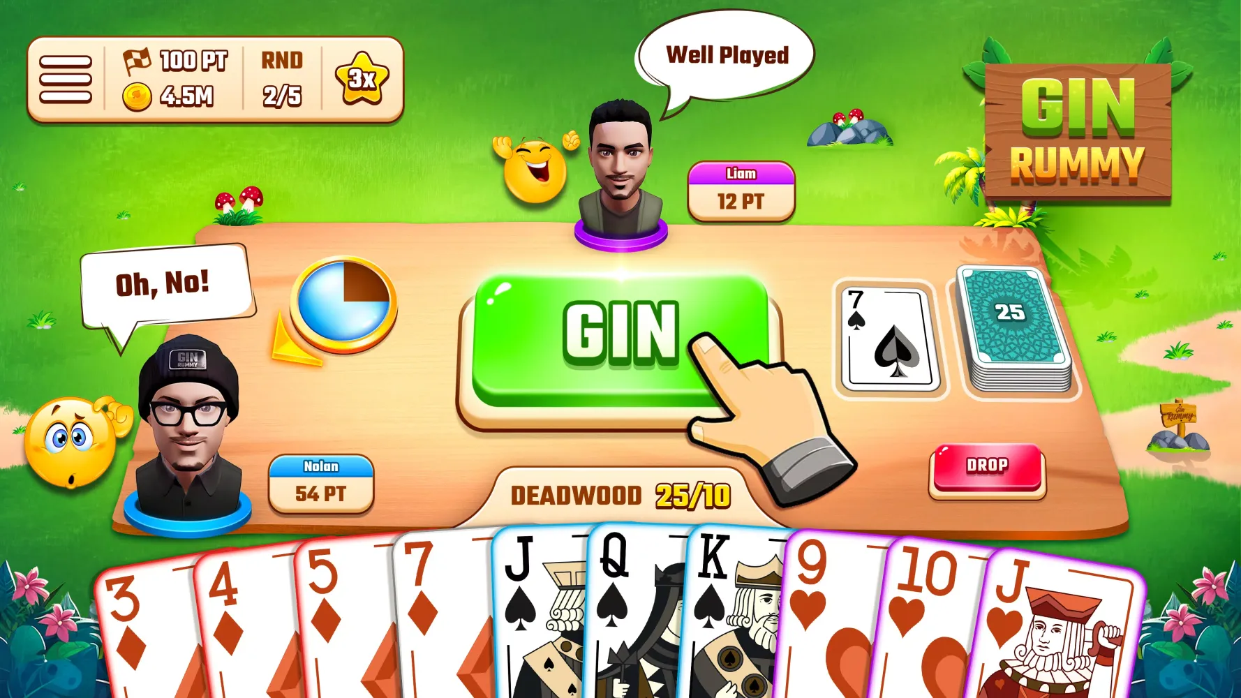 Gin Rummy Master Offline Screenshots