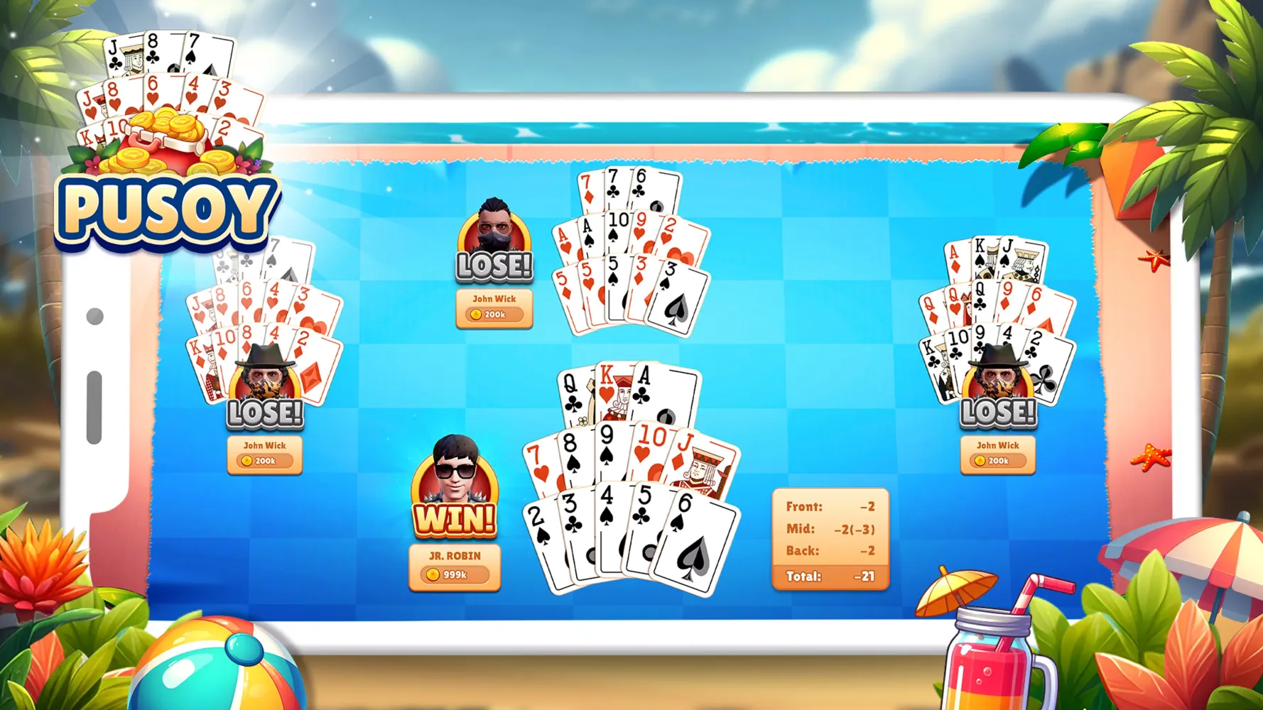 Tongits Club Offline Card Game سکرین شاٹس