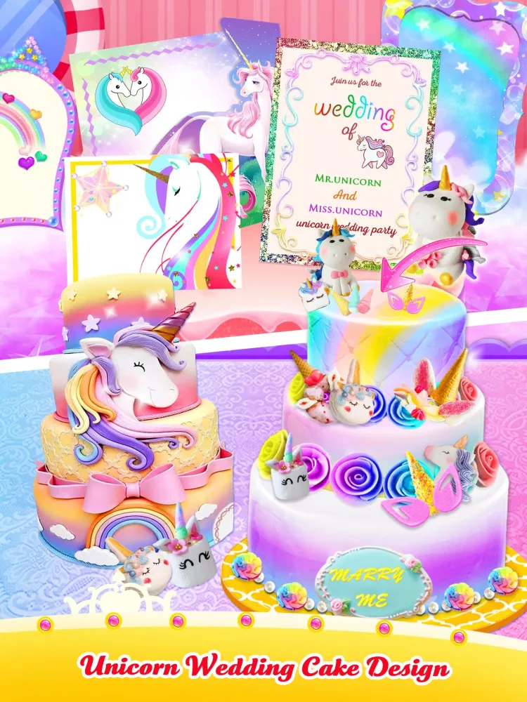 Wedding Party - Unicorn Trend 스크린샷