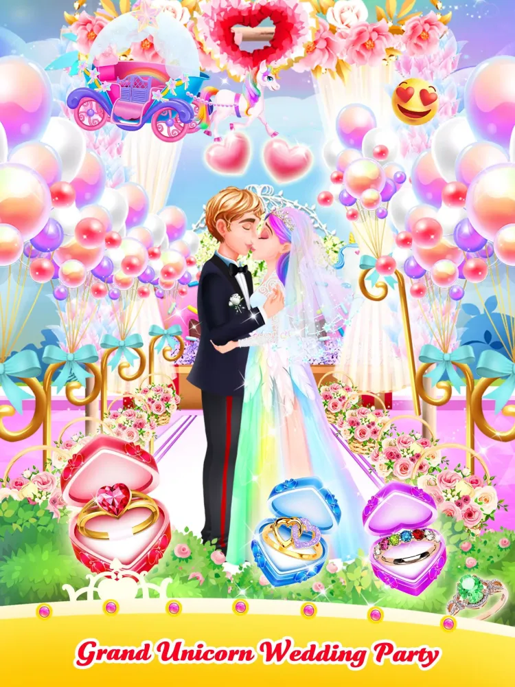 Wedding Party - Unicorn Trend 스크린샷