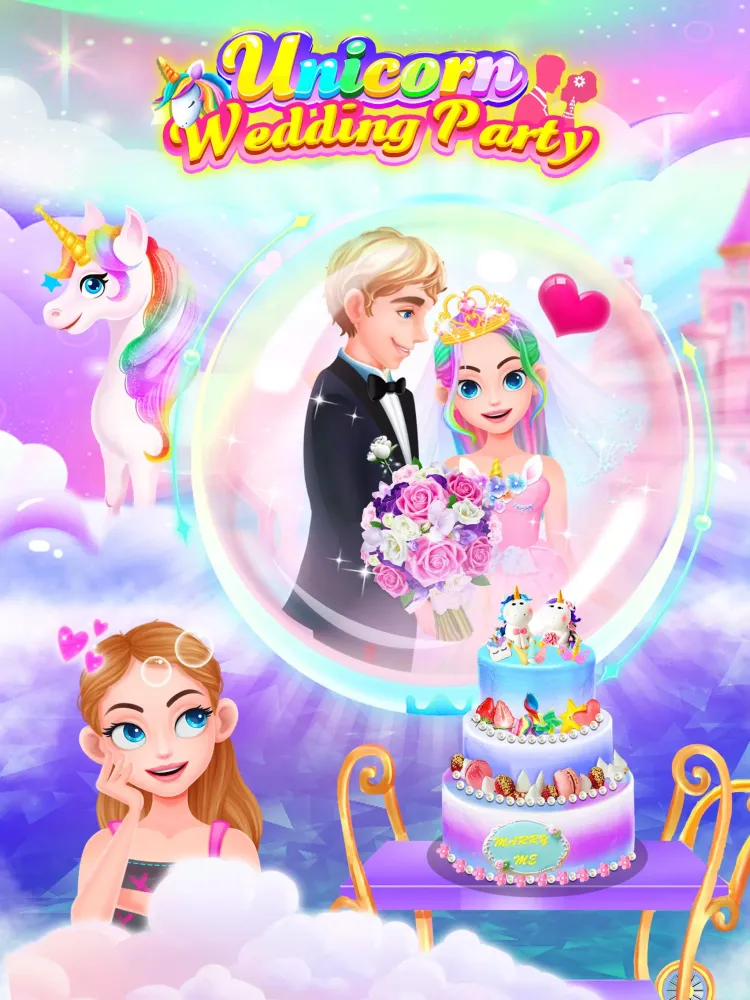Wedding Party - Unicorn Trend 스크린샷
