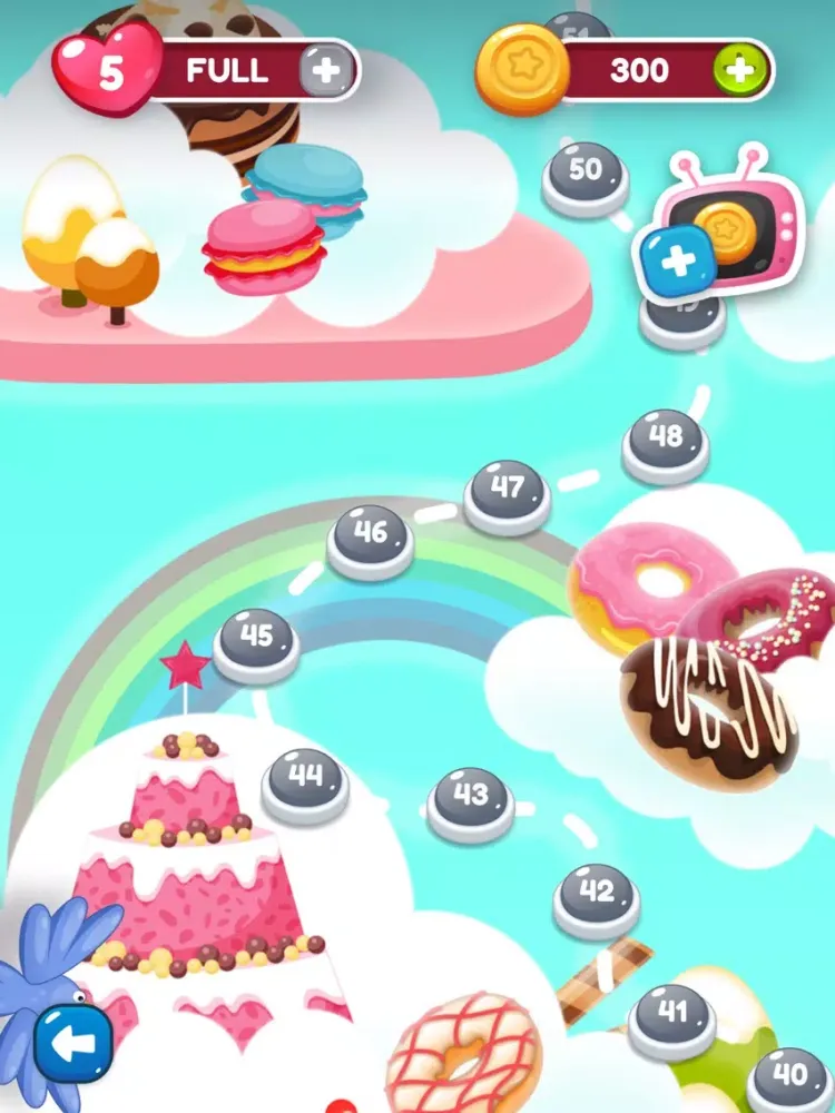 Donuts Puzzle Match 2 iPad  Screenshots
