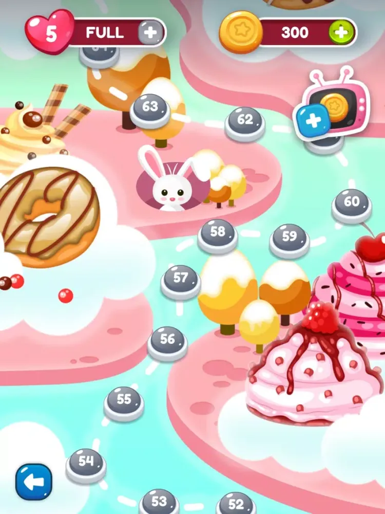 Donuts Puzzle Match 2 iPad  Screenshots