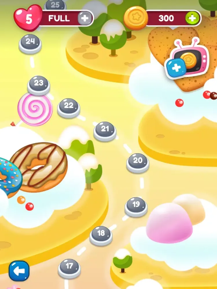 Donuts Puzzle Match 2 iPad  Screenshots