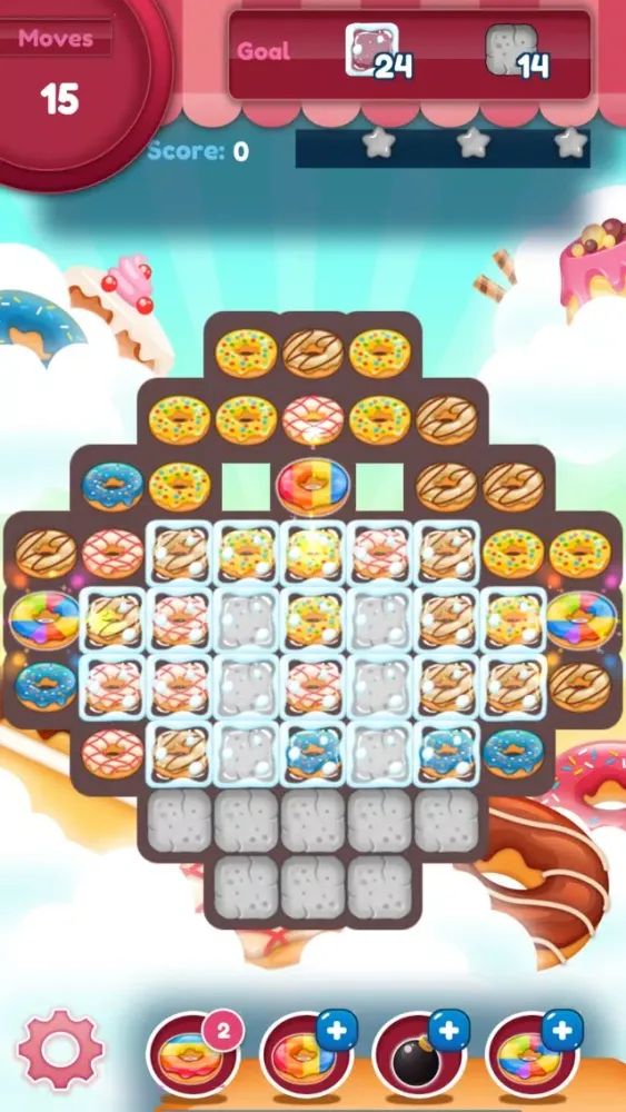 Donuts Puzzle Match 2 Screenshots