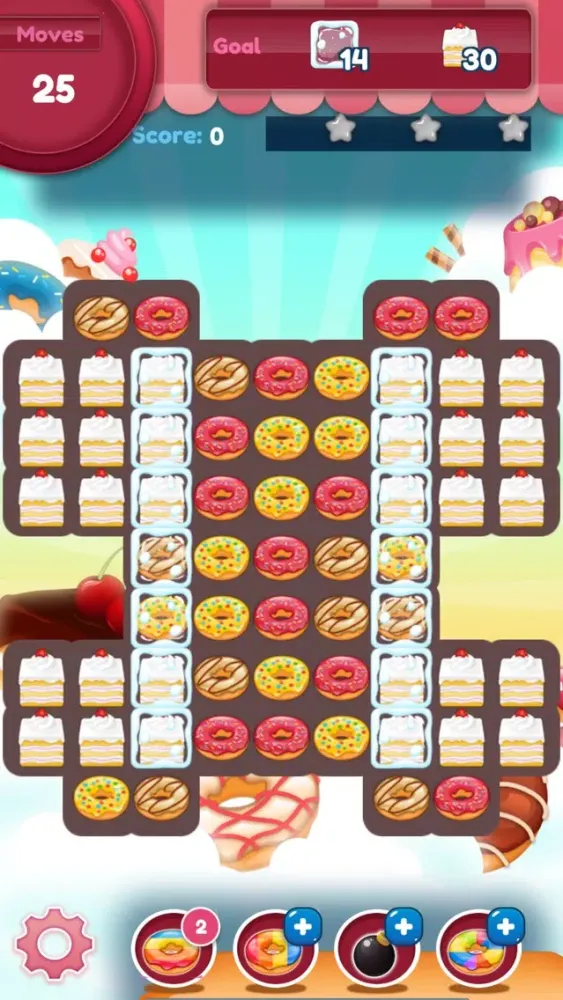 Donuts Puzzle Match 2 Screenshots