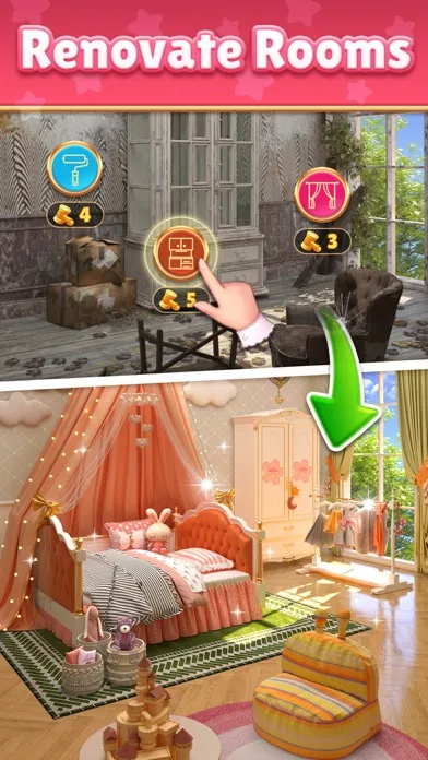 Capturas de tela do Tile Match - Manor Decor