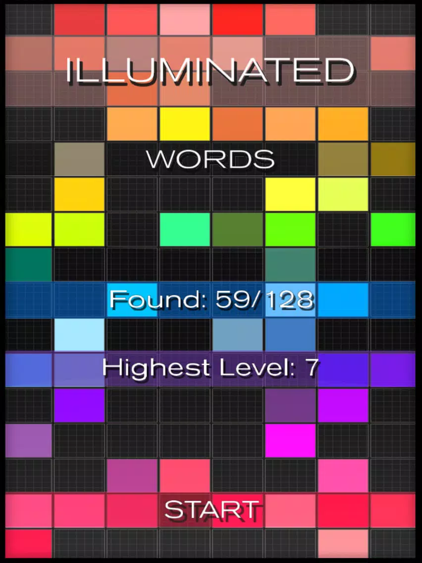 Illuminated Words Zero iPad  স্ক্রিনশট
