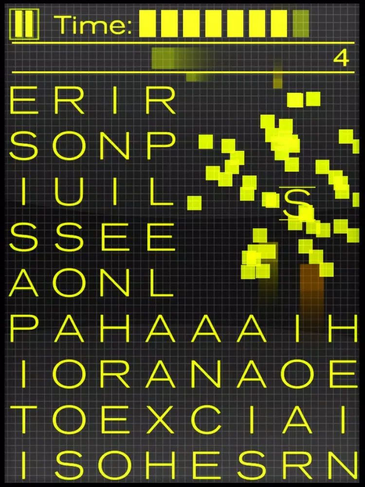 Ảnh chụp màn hình của Illuminated Words Zero iPad 