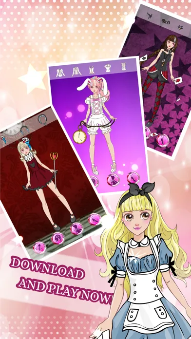 Capturas de tela do Alice Princess Games 2 - Dress Up Games for Girls