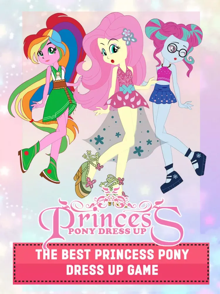 Princess Pony Grand Galloping Gala Dress Up Games iPad  Screenshots