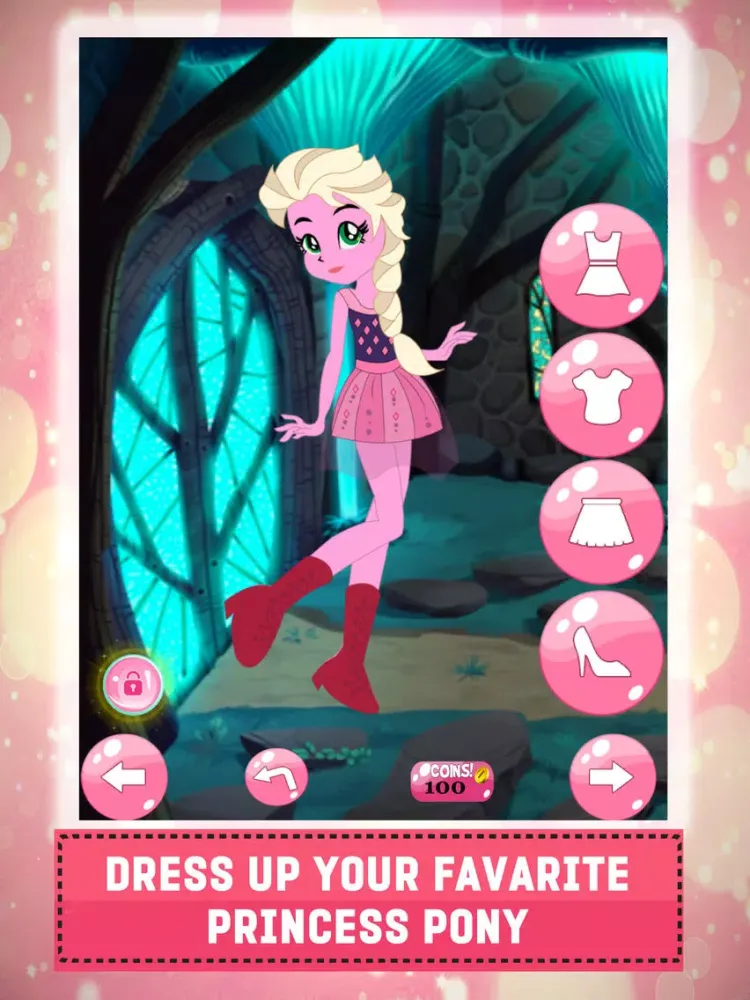 Princess Pony Grand Galloping Gala Dress Up Games iPad  Screenshots