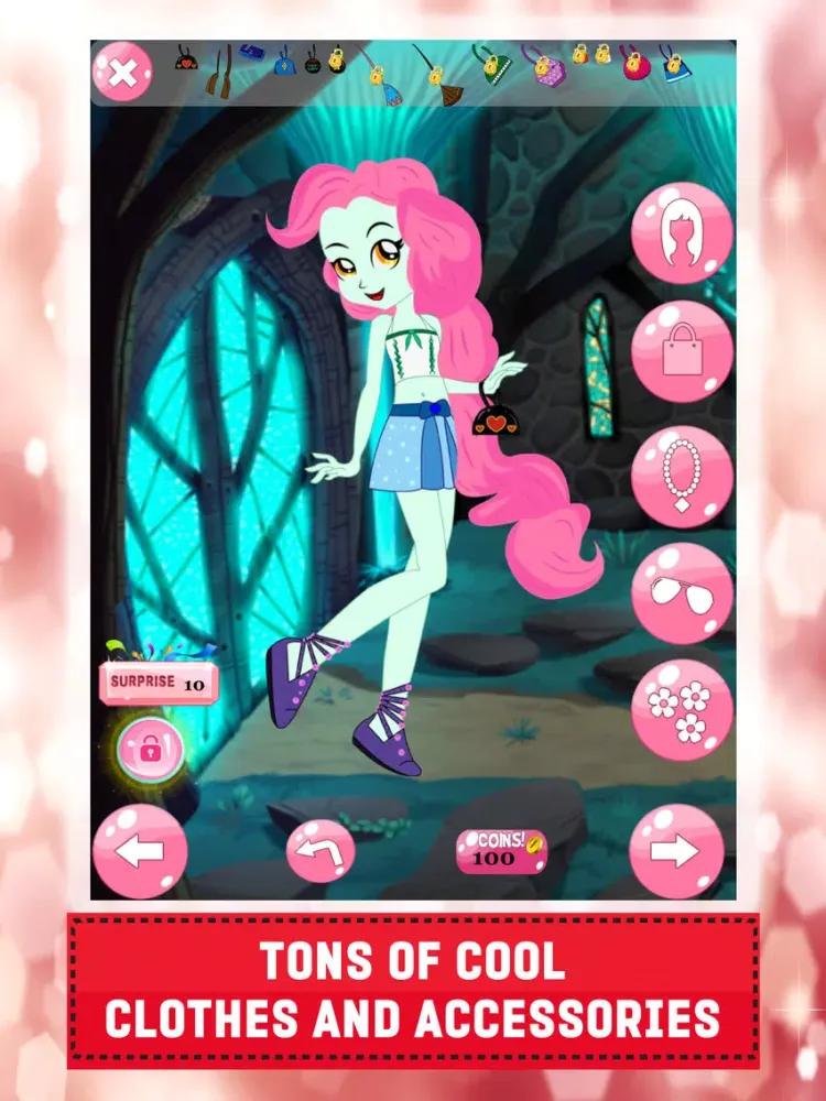 Princess Pony Grand Galloping Gala Dress Up Games iPad  Screenshots