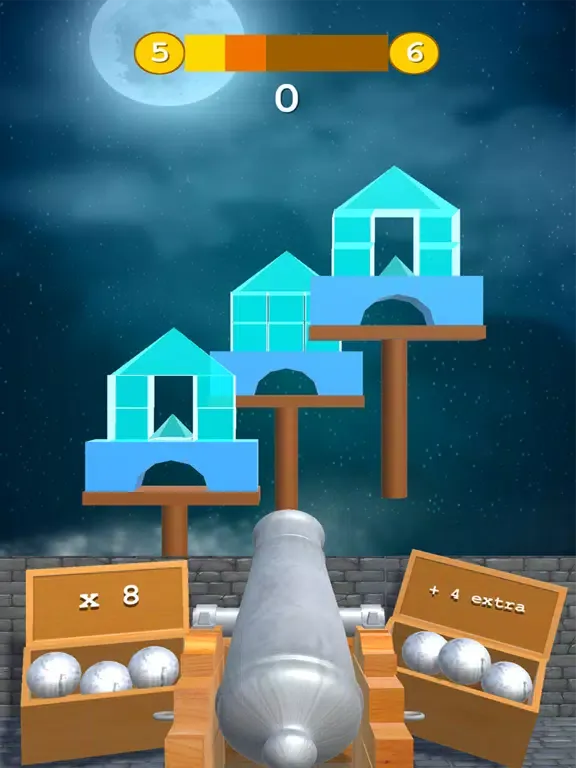 Скриншоты Cannon Balls Shoot Knockdown iPad 