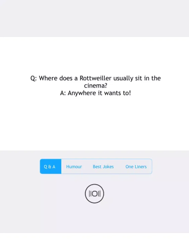 Dog Jokes - Best, cool and funny jokes! iPad  Screenshots