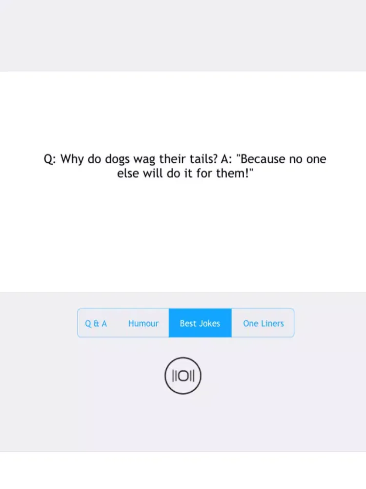 Dog Jokes - Best, cool and funny jokes! iPad  Screenshots