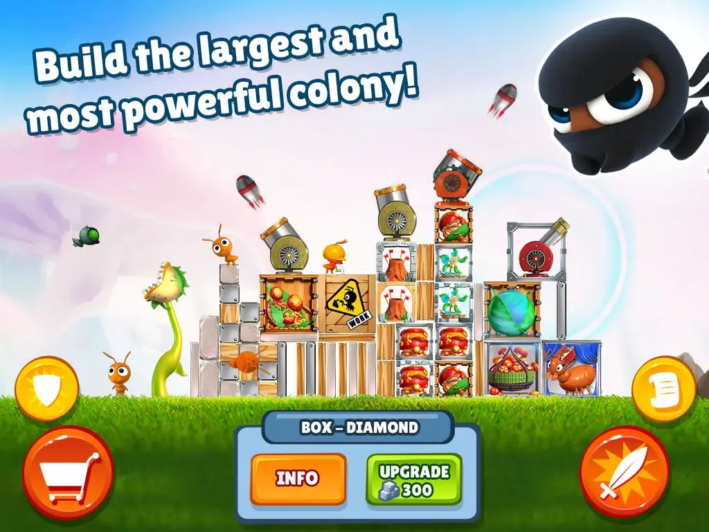 Tangkapan layar Battle Ants by Fun Games For Free iPad 