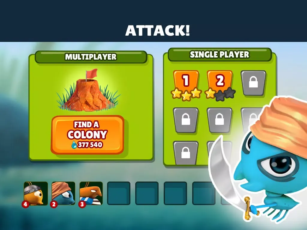Tangkapan layar Battle Ants by Fun Games For Free iPad 