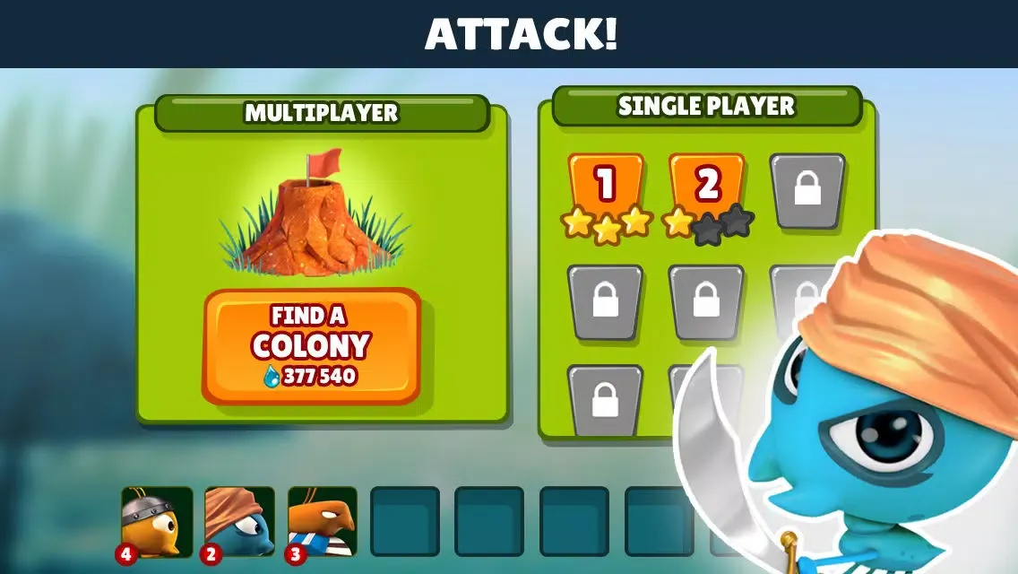 Tangkapan layar Battle Ants by Fun Games For Free