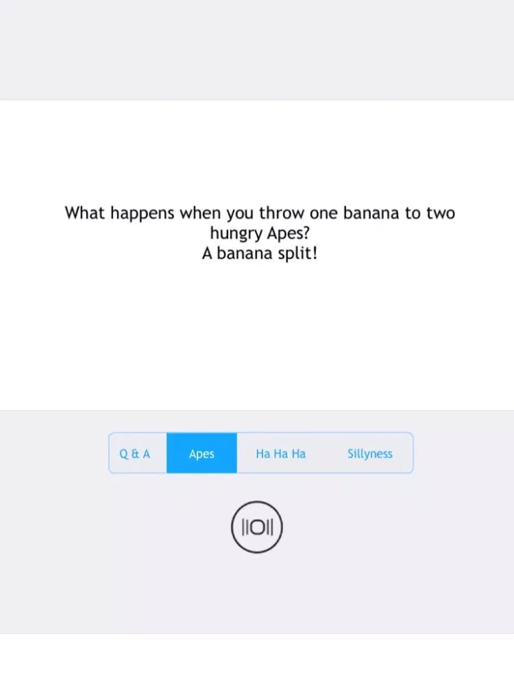 Capturas de tela do Monkey Jokes - Best, cool and funny jokes! iPad 